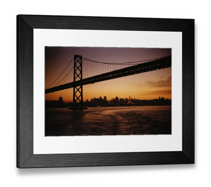 Framed Print : Oakland Bay Bridge Framed Print : Oakland Bay Bridge