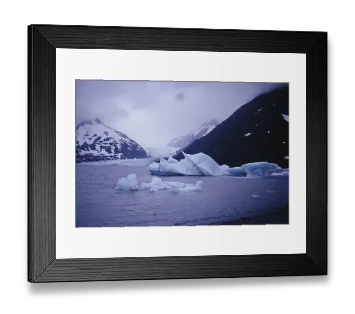 Framed Print : Portage Glacier