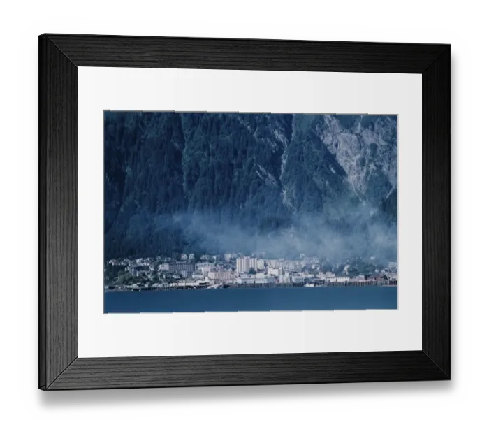 Framed Print : Juneau. The city of Juneau, on the Gastineau Channel in Alaska, USA, circa 1965 Framed Print : Juneau. The city of Juneau, on the Gastineau Channel in Alaska, USA, circa 1965