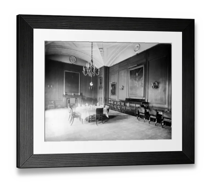Framed Print : Dining Room At Number 10 Framed Print : Dining Room At Number 10