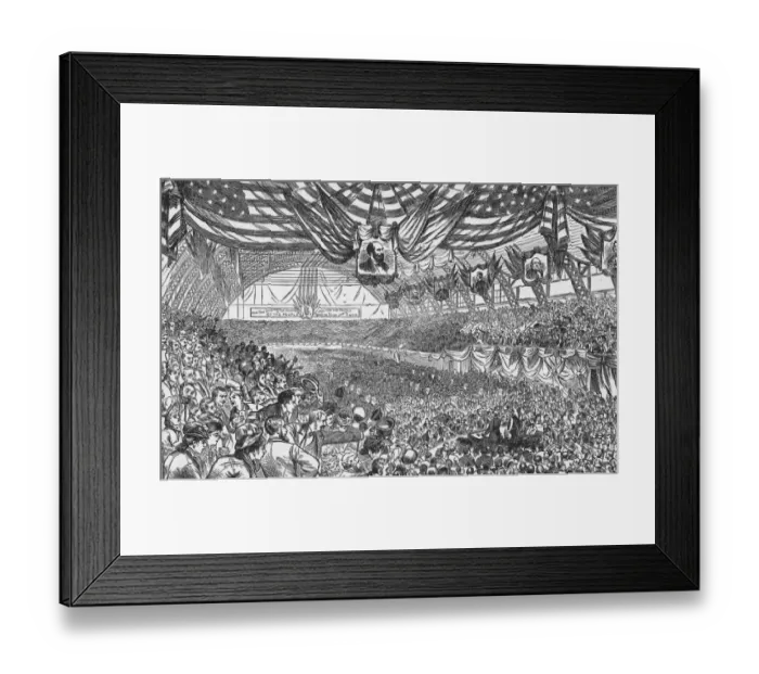 Framed Print : 1884 Republican National Convention Framed Print : 1884 Republican National Convention