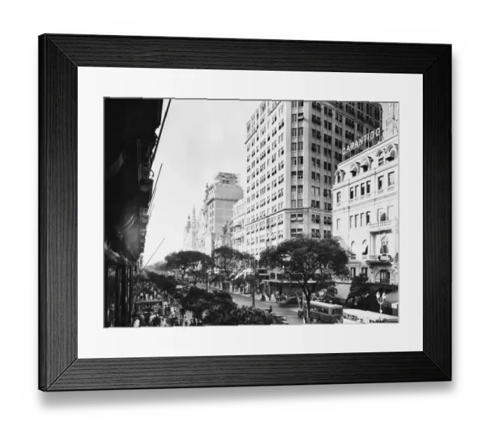 Framed Print : Avenida Rio Branco Framed Print : Avenida Rio Branco