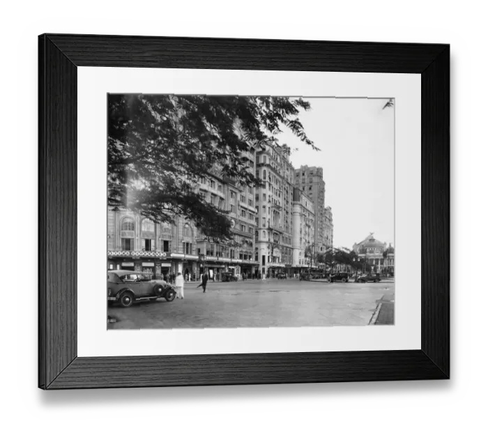 Framed Print : Cinelandia Square Framed Print : Cinelandia Square