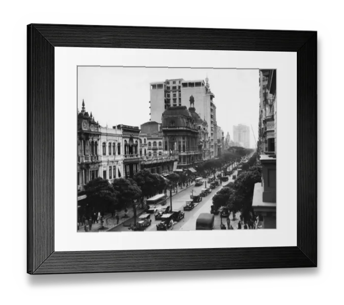 Framed Print : Avenida Rio Branco Framed Print : Avenida Rio Branco