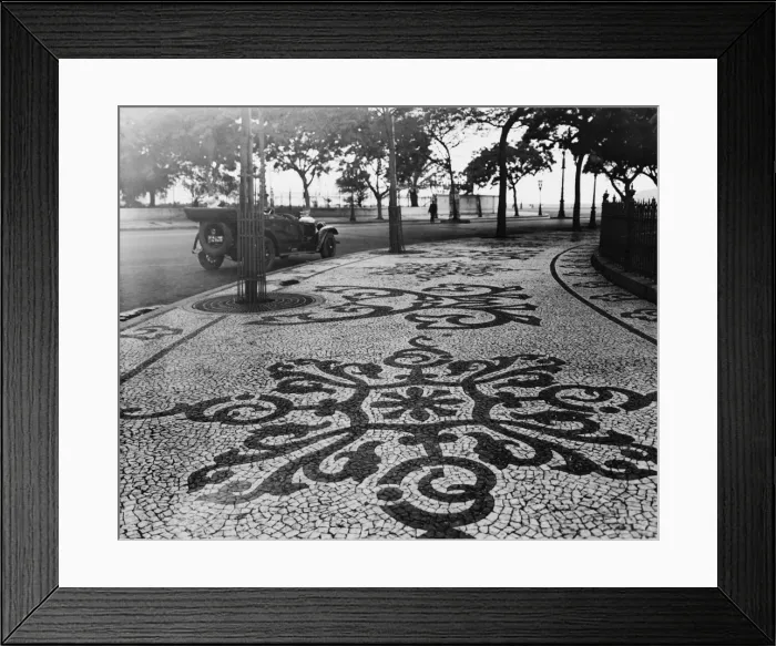 Framed Print : Mosaic Pavement Framed Print : Mosaic Pavement