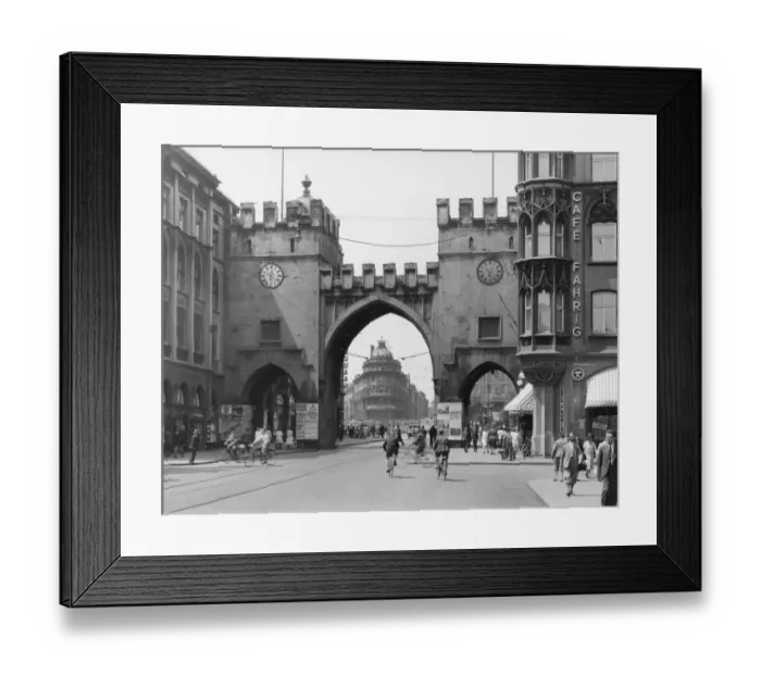 Framed Print : Munich Karlstor Framed Print : Munich Karlstor
