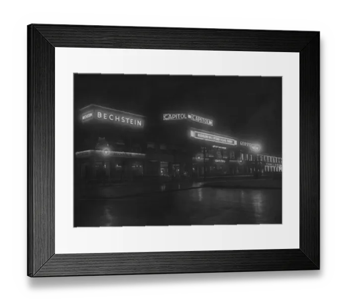 Framed Print : Night On Peterstrasse Framed Print : Night On Peterstrasse