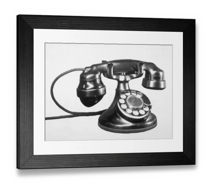 Framed Print : Western Electric Telephone Framed Print : Western Electric Telephone