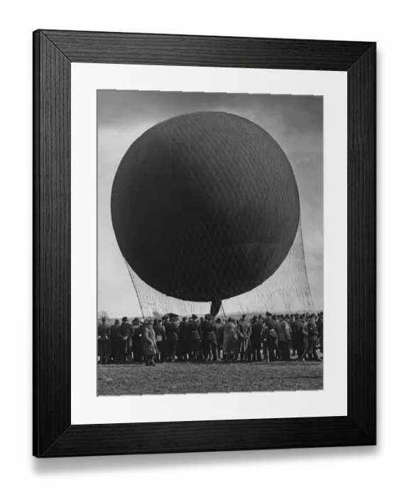 Framed Print : Gas Balloon Race Framed Print : Gas Balloon Race