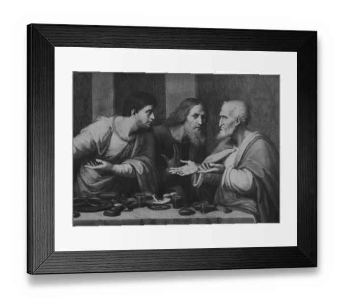Framed Print : Supper Guests