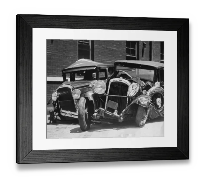 Framed Print : Wrecked Cars Framed Print : Wrecked Cars