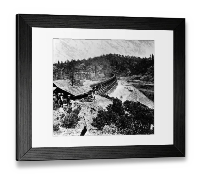 Framed Print : Chinese Railroad Workers Framed Print : Chinese Railroad Workers