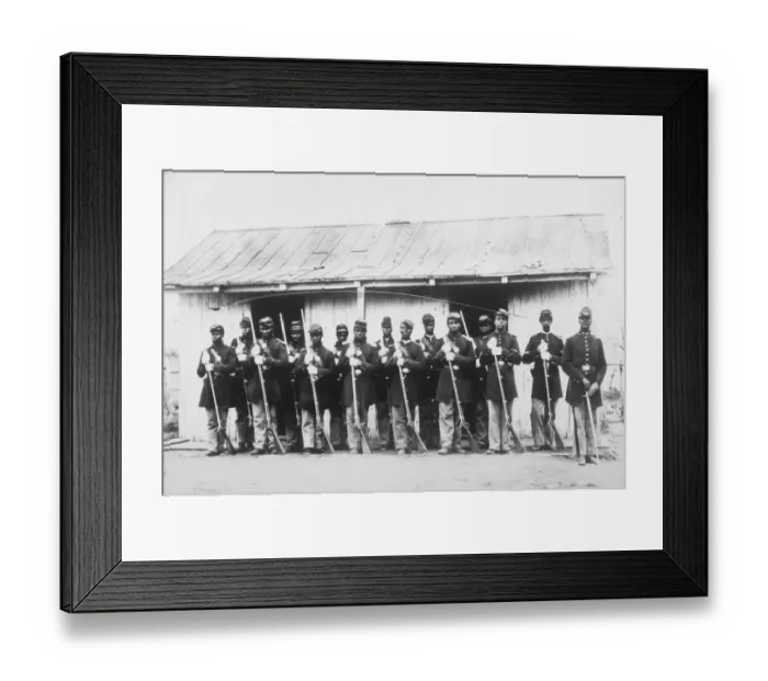 Framed Print : 107th US Coloured Infantry Framed Print : 107th US Coloured Infantry