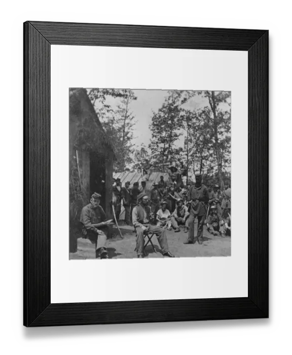 Framed Print : Soldiers Relaxing Framed Print : Soldiers Relaxing