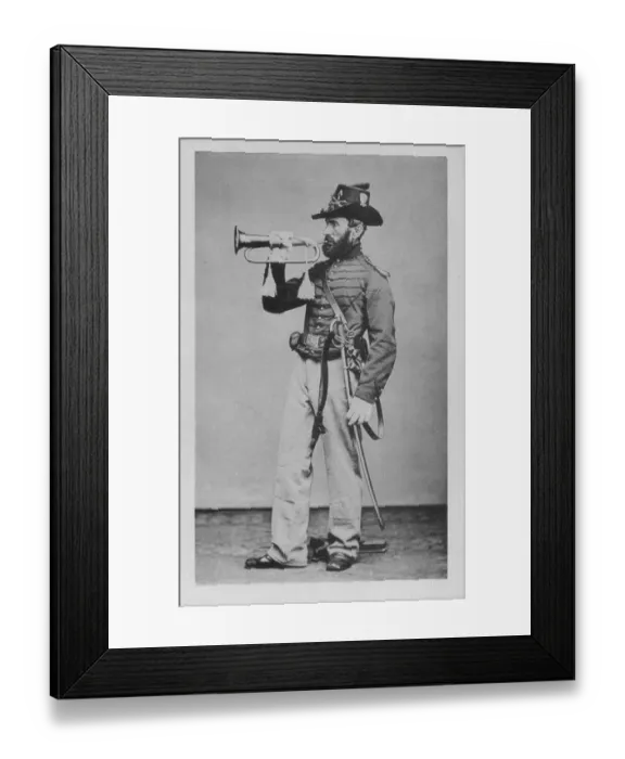 Framed Print : Army Musician Framed Print : Army Musician