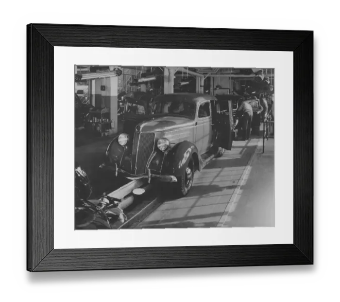 Framed Print : Assembly Line Production Framed Print : Assembly Line Production