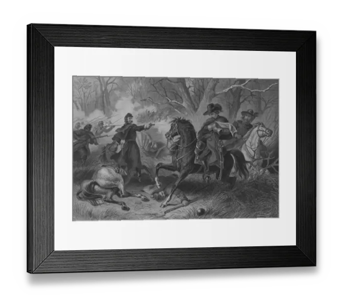 Framed Print : Battle near Mill Springs Framed Print : Battle near Mill Springs