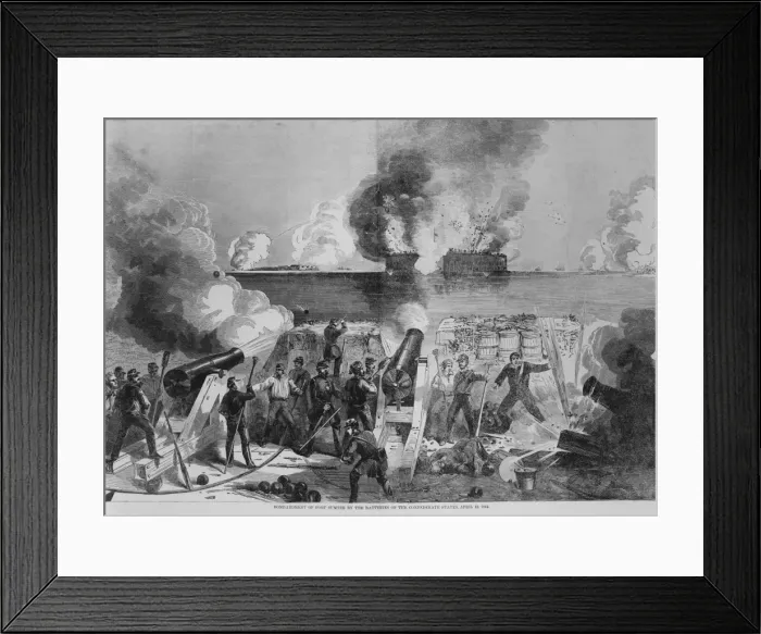 Framed Print : Fort Sumter