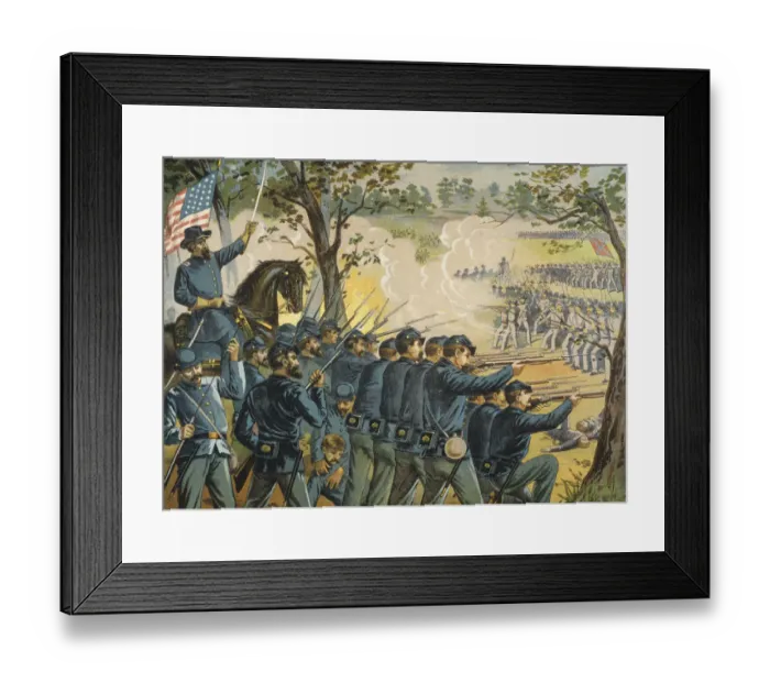 Framed Print : Battle of the Wilderness Framed Print : Battle of the Wilderness