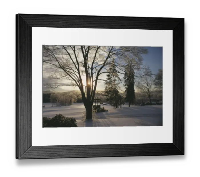 Framed Print : Wintry Scene Framed Print : Wintry Scene