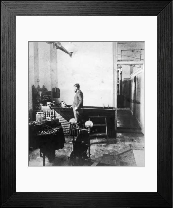 Framed Print : Electric Bathroom Framed Print : Electric Bathroom