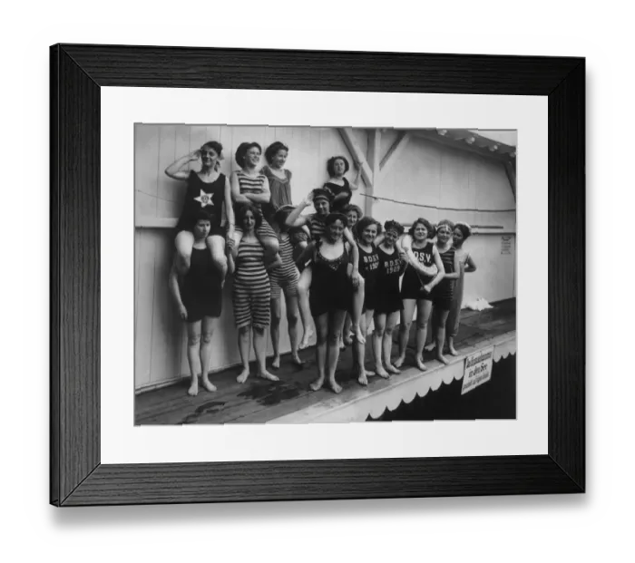 Framed Print : Swimming Club Framed Print : Swimming Club