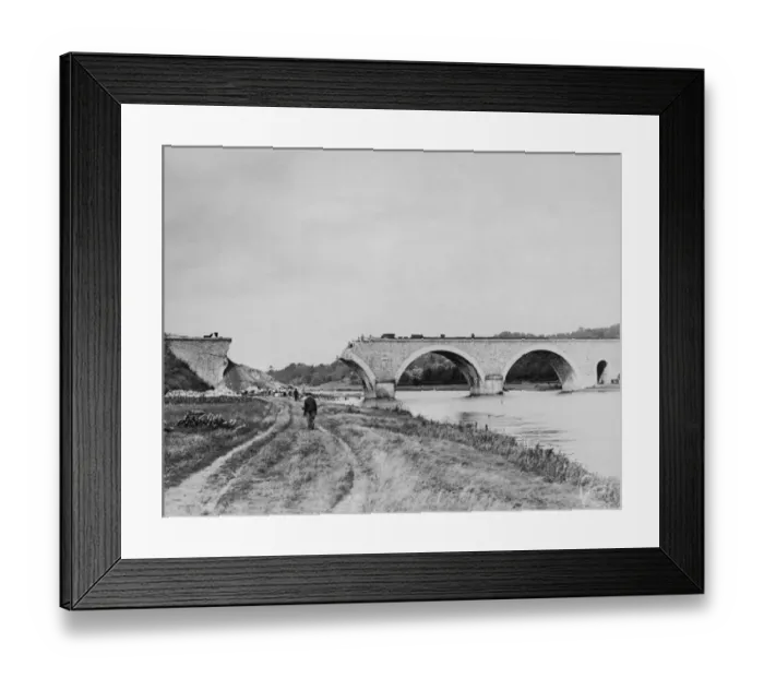 Framed Print : Bridge At Trilport Framed Print : Bridge At Trilport
