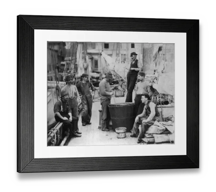 Framed Print : Bluefish Fishermen Framed Print : Bluefish Fishermen