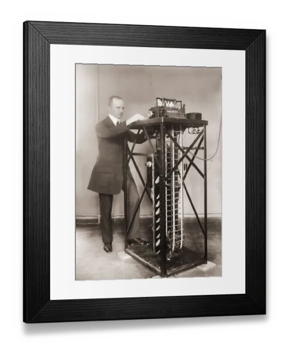 Framed Print : Census Machine Framed Print : Census Machine
