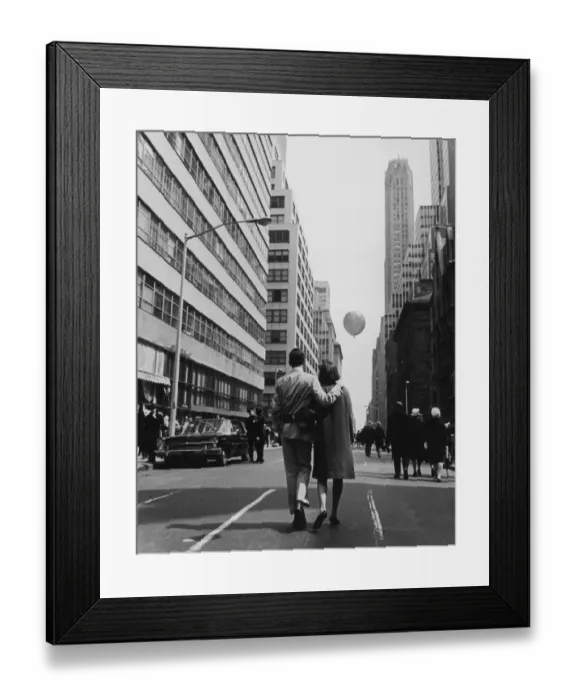 Framed Print : Manhattan Street Scene Framed Print : Manhattan Street Scene