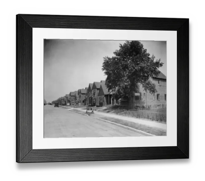 Framed Print : New York Show Homes Framed Print : New York Show Homes