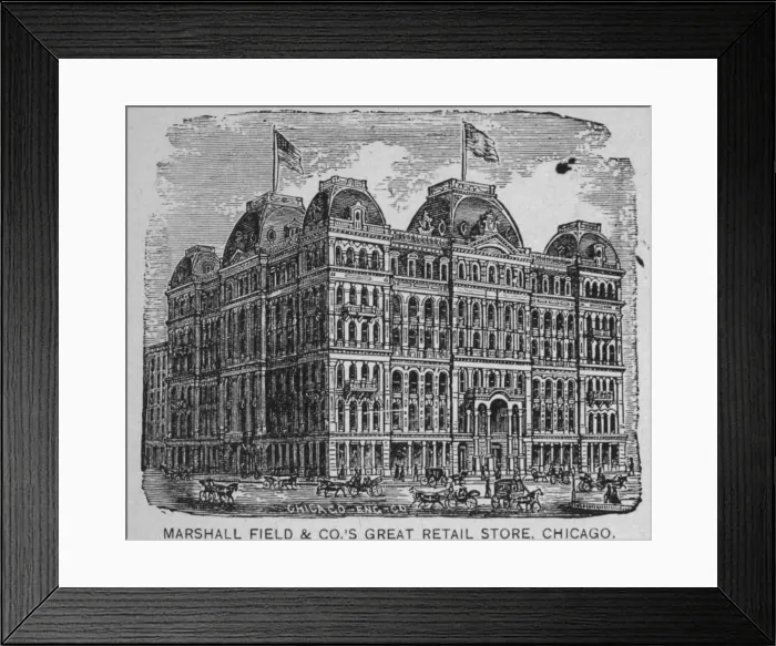 Framed Print : Marshall Field & Co
