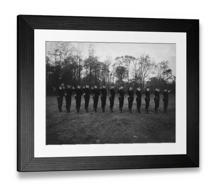 Framed Print : Pistol Drill