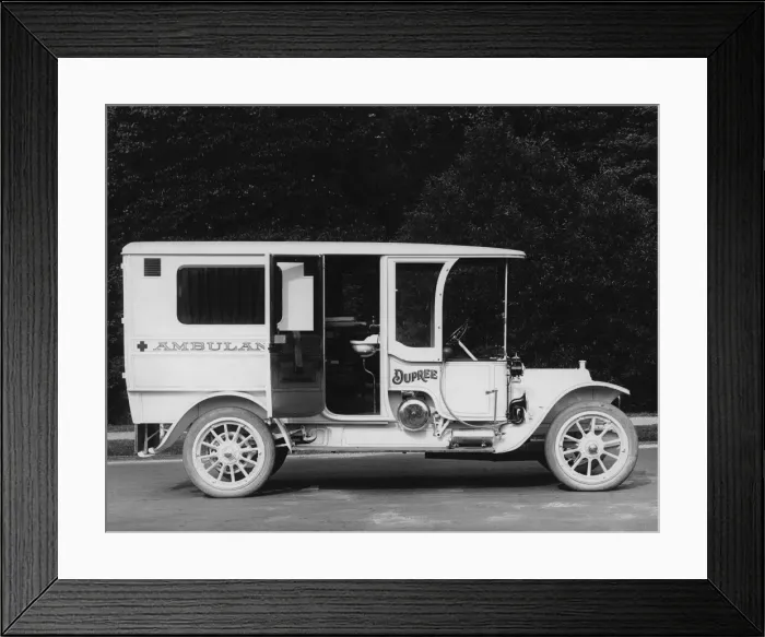 Framed Print : White Ambulance Framed Print : White Ambulance