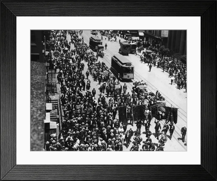 Framed Print : Garment Workers Strike Framed Print : Garment Workers Strike