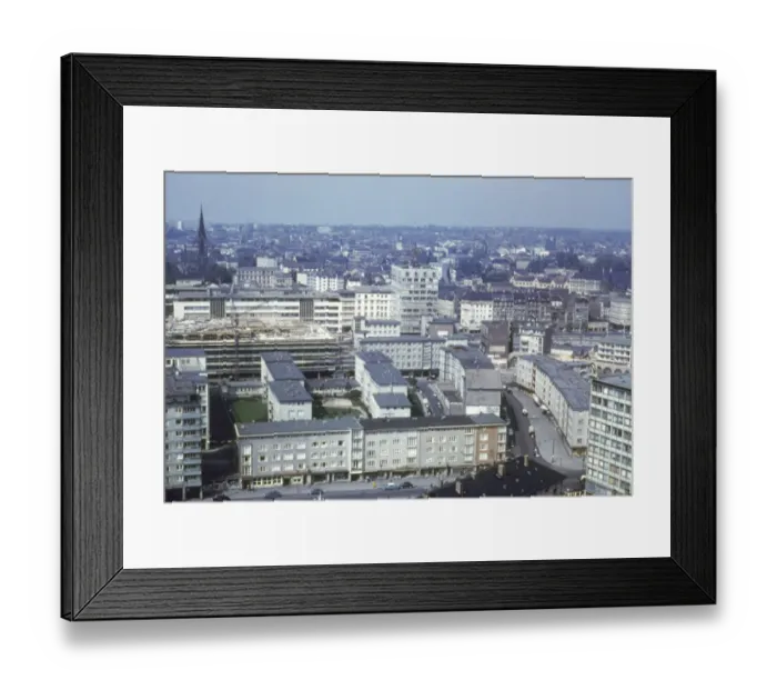 Framed Print : View Over Frankfurt Framed Print : View Over Frankfurt
