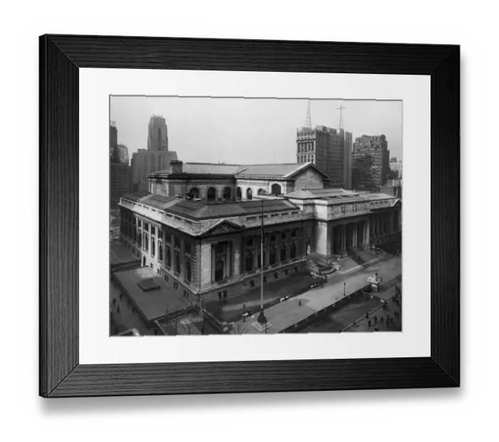 Framed Print : New York Public Library Framed Print : New York Public Library