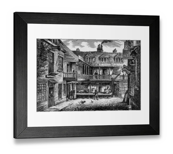 Framed Print : The Tabard Inn Framed Print : The Tabard Inn