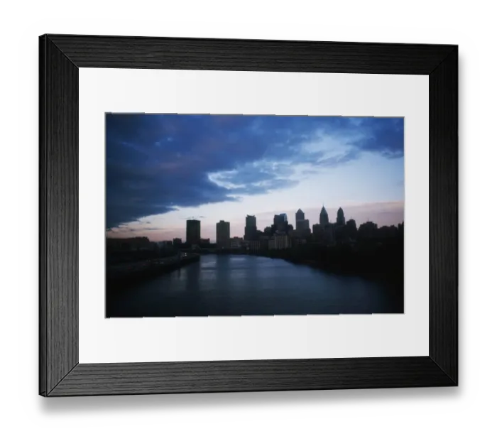 Framed Print : Philadelphia In Twilight Framed Print : Philadelphia In Twilight
