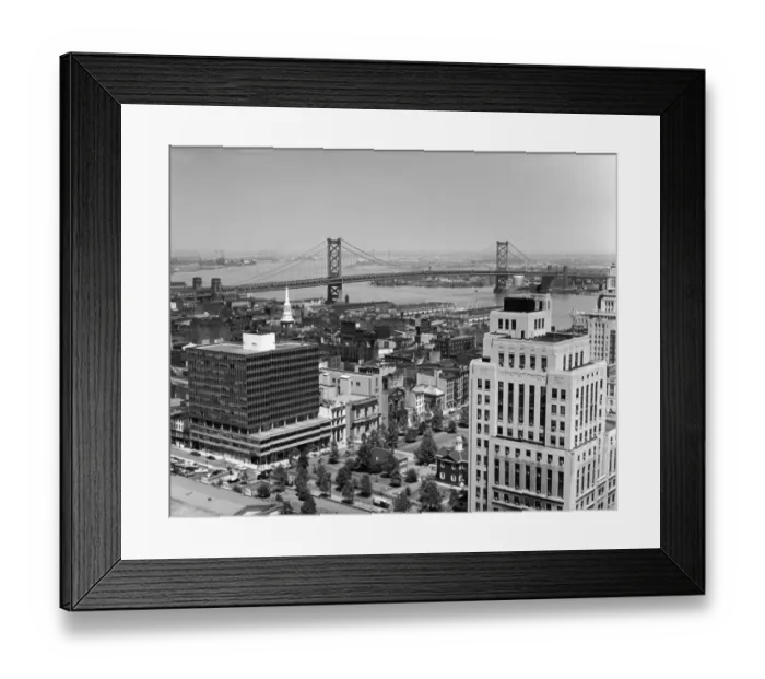 Framed Print : Ben Franklin Bridge Framed Print : Ben Franklin Bridge
