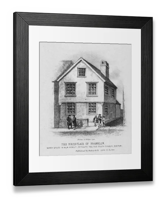 Framed Print : Franklins Birthplace Framed Print : Franklins Birthplace