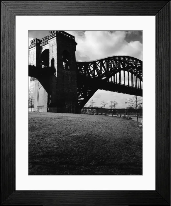 Framed Print : Hell Gate Bridge In Queens Framed Print : Hell Gate Bridge In Queens
