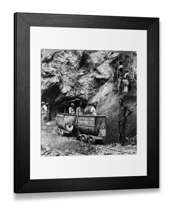 Framed Print : South African Mining Conditions Framed Print : South African Mining Conditions