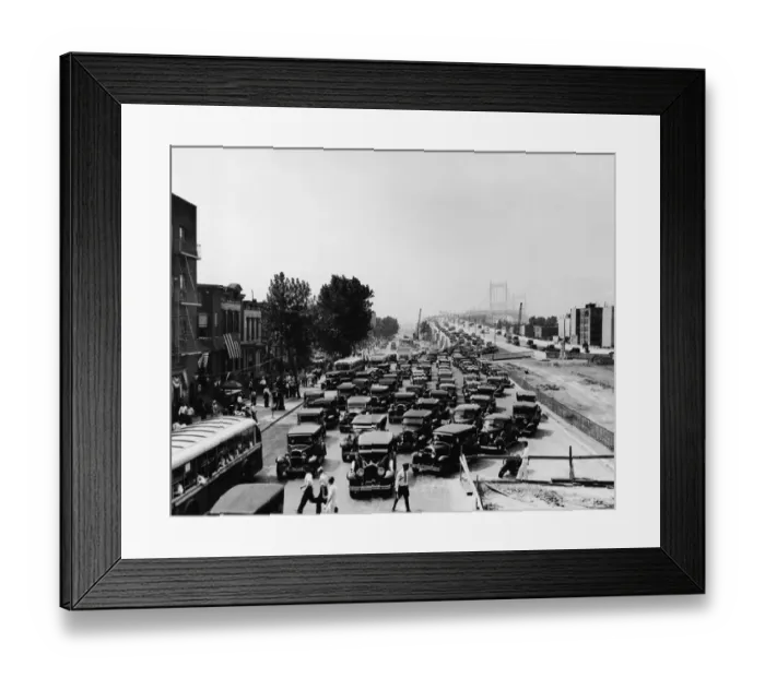 Framed Print : Cars Coming Off The Triborough Bridge Framed Print : Cars Coming Off The Triborough Bridge