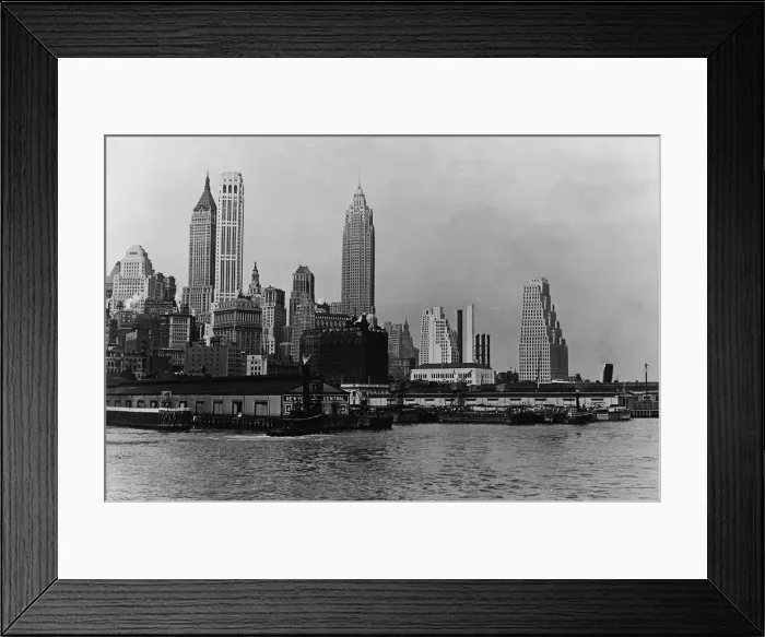 Framed Print : Lower Manhattan Framed Print : Lower Manhattan