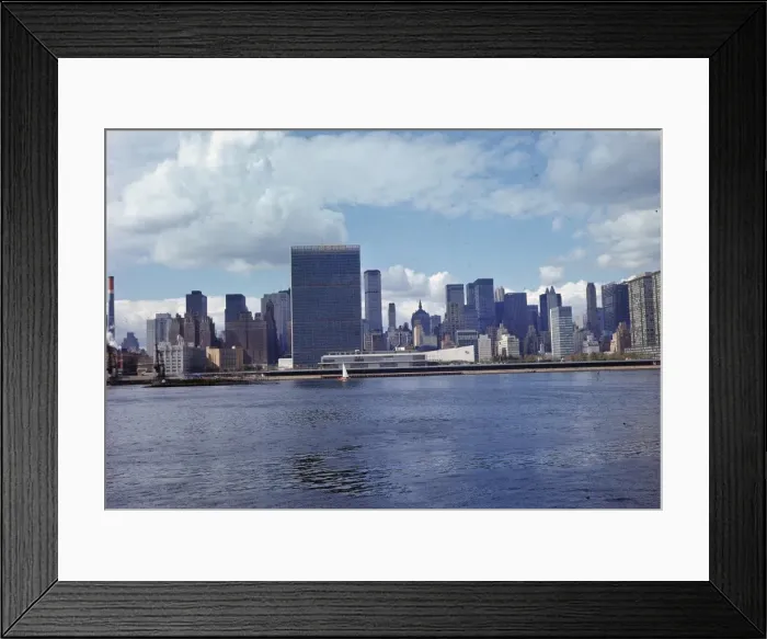 Framed Print : East Midtown Skyline