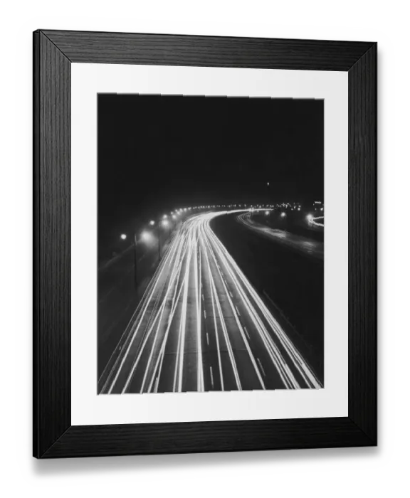 Framed Print : Night Traffic Framed Print : Night Traffic