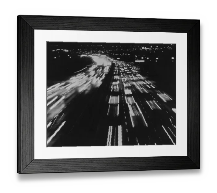 Framed Print : Night Traffic Framed Print : Night Traffic