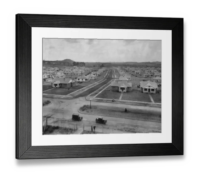 Framed Print : Suburban Housing Framed Print : Suburban Housing
