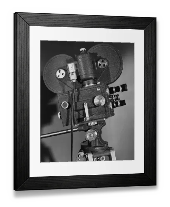 Framed Print : Movie Camera Framed Print : Movie Camera